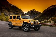 Yellow Jeep Wrangler
